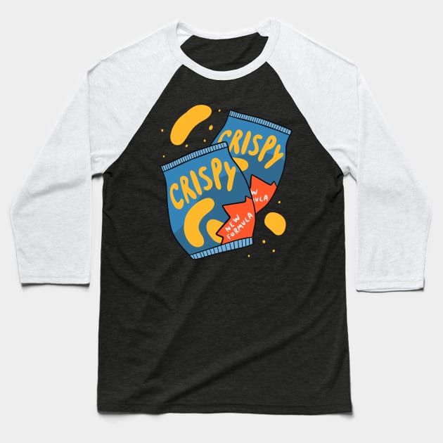 Crispy Chips - Snack Lover Art Baseball T-Shirt by isstgeschichte